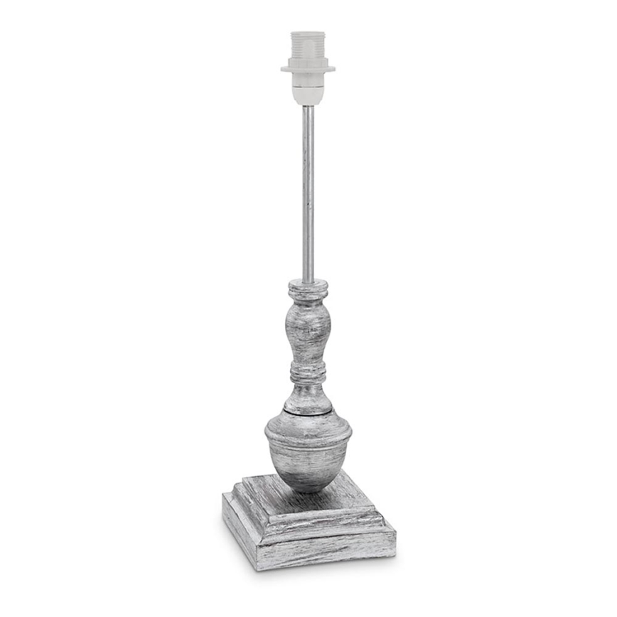 Eglo 49299 - Perna da lâmpada VINTAGE 1xE14/40W/230V prata pátina