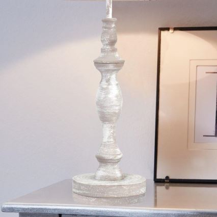 Eglo 49303 - Perna da lâmpada VINTAGE 1xE14/40W/230V pátina cinza