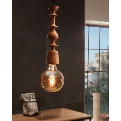Eglo 49373 - Luz suspensa AVOLTRI 1xE27/60W/230V