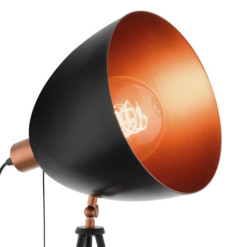 Eglo - Candeeiro para chão CHESTER 1xE27/60W/230V