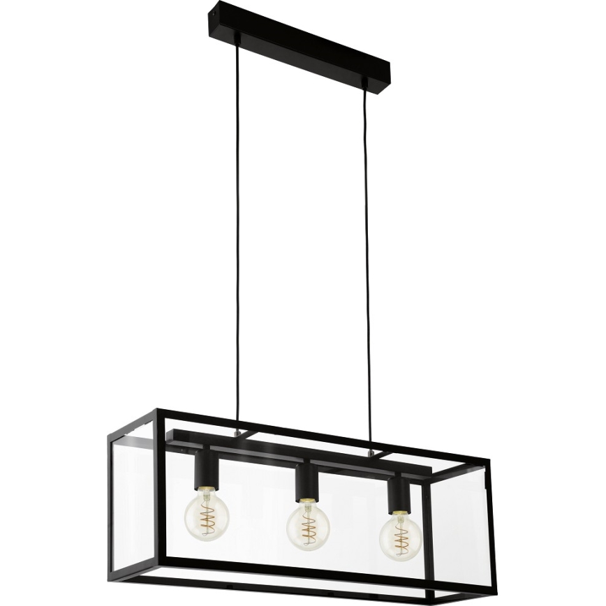 Eglo - Candeeiro 3xE27/60W/230V