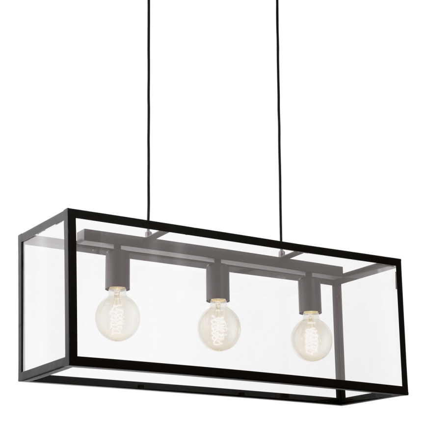 Eglo - Candeeiro 3xE27/60W/230V