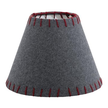 Eglo 49432 - Abajur para candeeiro de pé VINTAGE vermelho bordado E14 diâmetro 20,5 cm