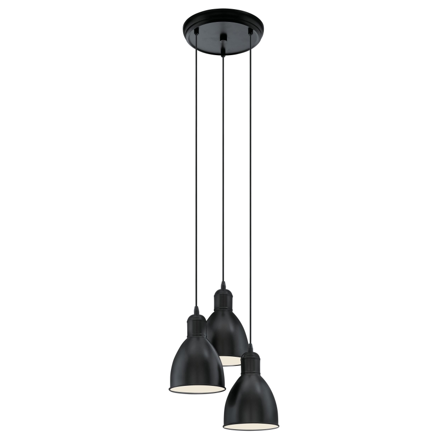 Eglo - Candeeiro 3xE27/60W/230V