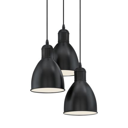 Eglo - Candeeiro 3xE27/60W/230V