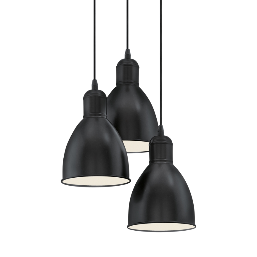 Eglo - Candeeiro 3xE27/60W/230V