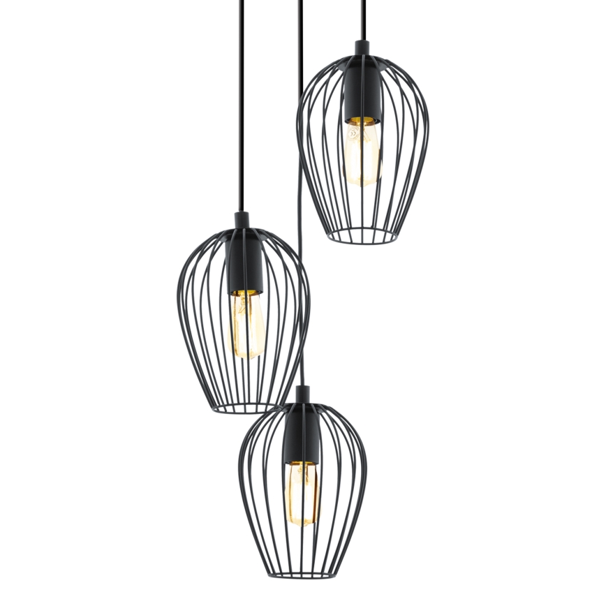 Eglo - Candelabro 3xE27/60W/230V