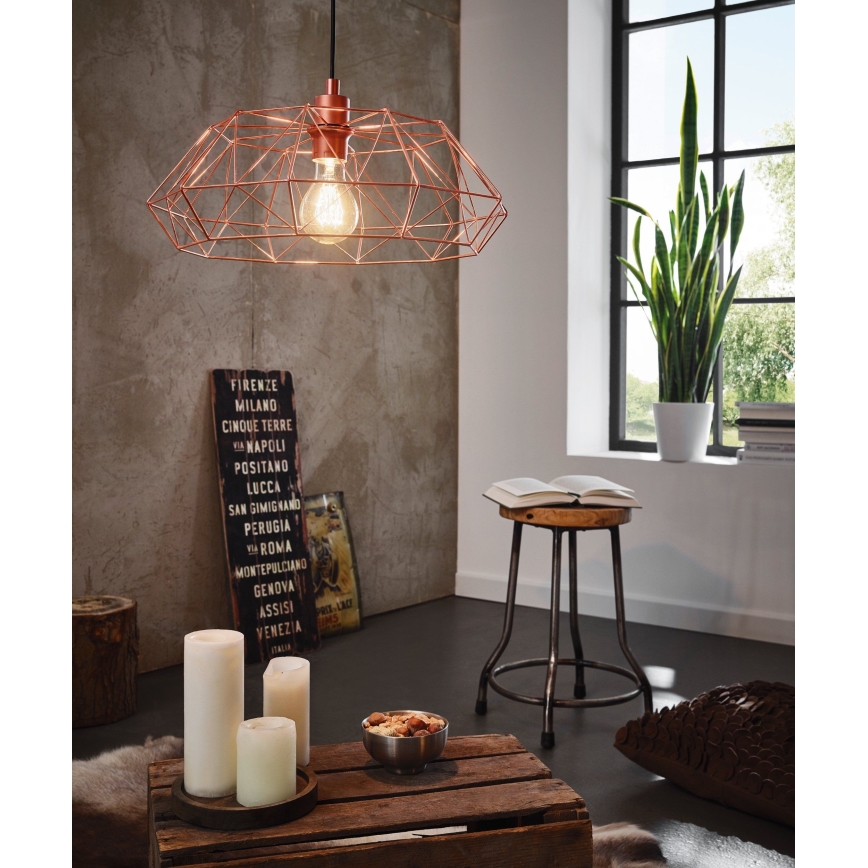 Eglo - Candelabro 2 1xE27/60W/230V