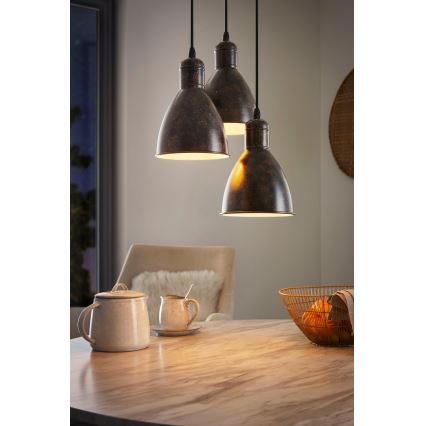 Eglo - Candeeiro 3xE27/60W/230V