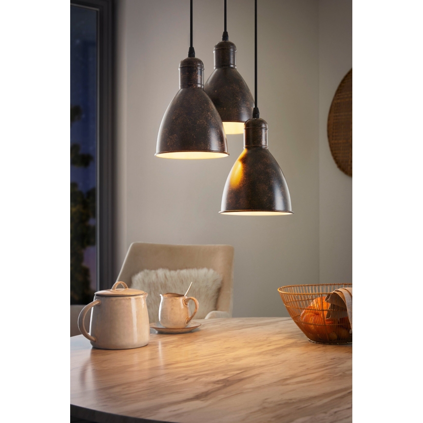 Eglo - Candeeiro 3xE27/60W/230V
