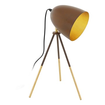 Eglo 49518 - Lâmpada de mesa CHESTER 1 1xE27/60W/230V