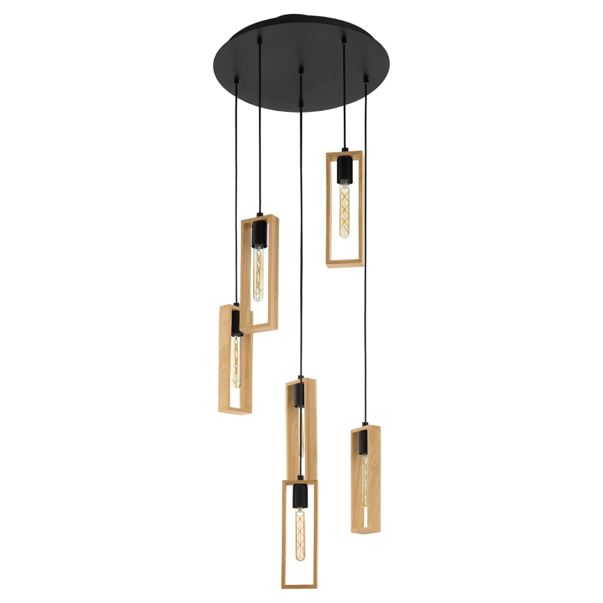 Eglo - Candeeiro suspenso 6xE27/60W/230V