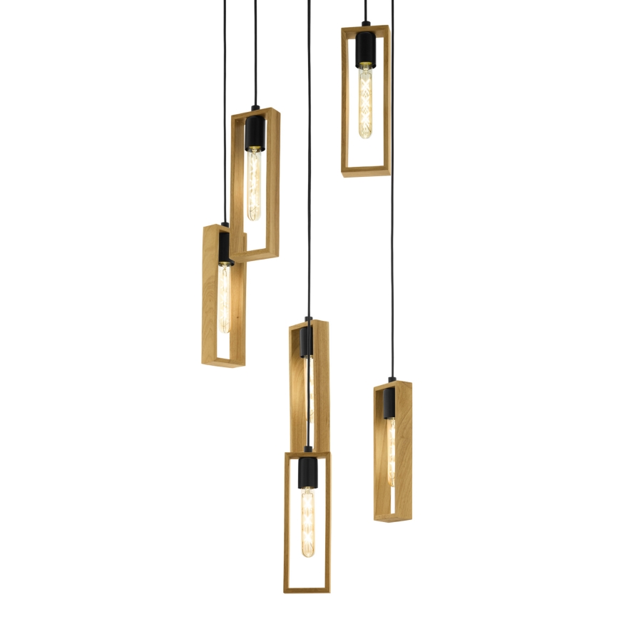 Eglo - Candeeiro suspenso 6xE27/60W/230V
