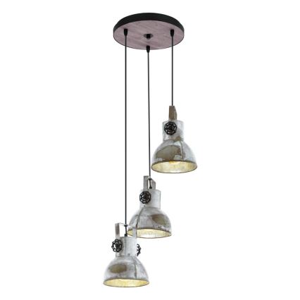 Eglo - Candelabro num fio 3xE27/40W/230V