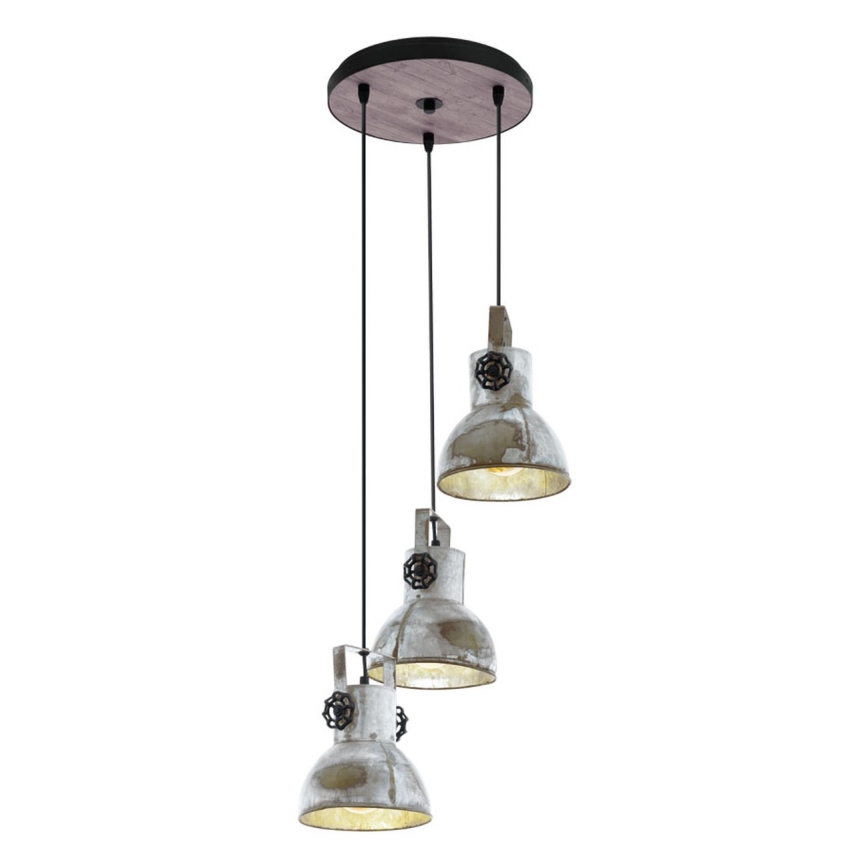 Eglo - Candelabro num fio 3xE27/40W/230V