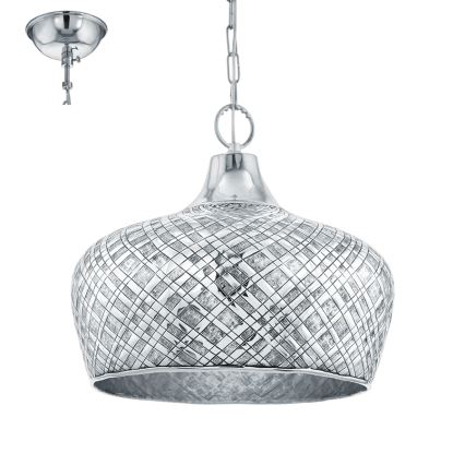 Eglo 49676 - Luz pendente SALTASH 1xE27/60W