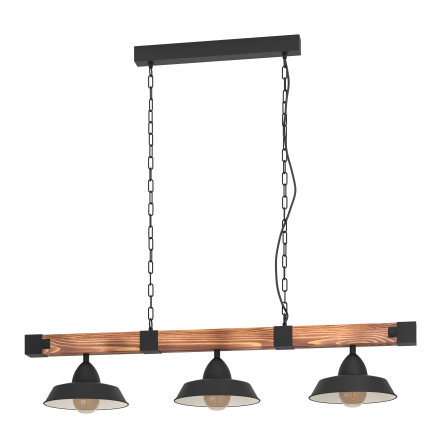 Eglo - Candelabro numa corrente 3xE27/60W/230V