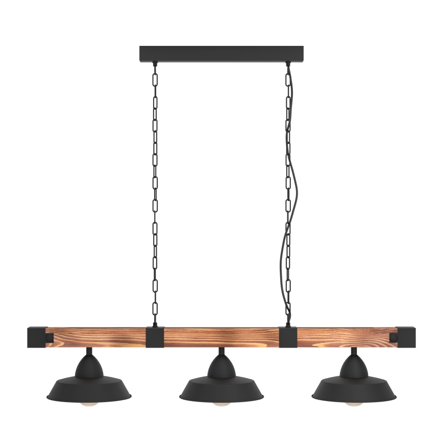 Eglo - Candelabro numa corrente 3xE27/60W/230V