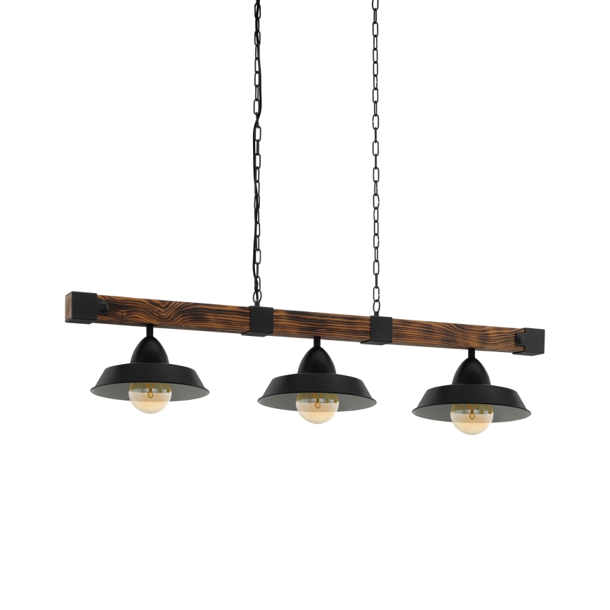 Eglo - Candelabro numa corrente 3xE27/60W/230V