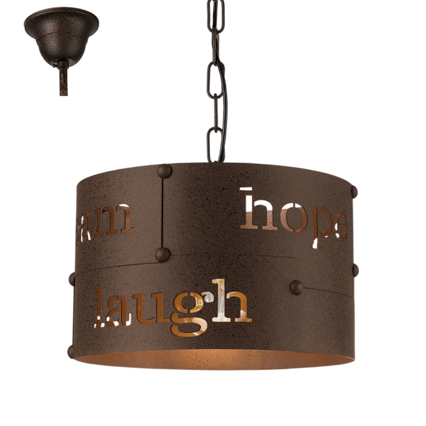 Eglo 49734 - Candelabro numa corrente COLDINGHAM 1xE27/60W