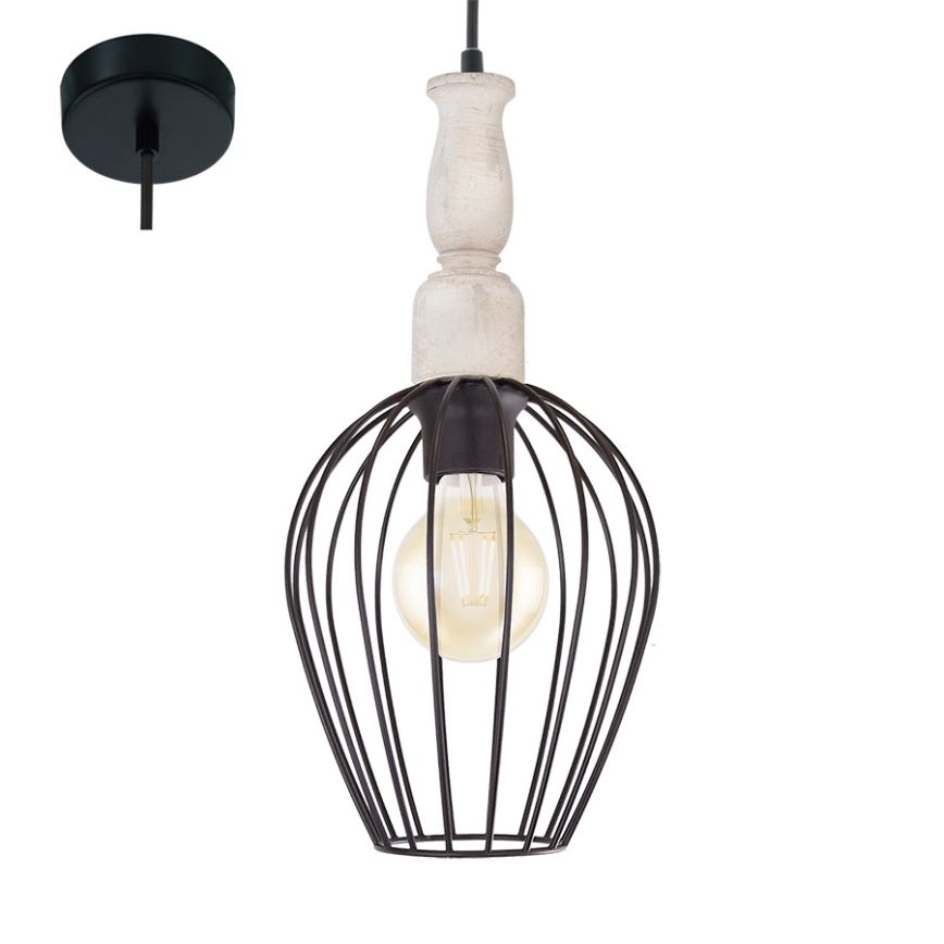 Eglo 49782 - Luz pendente NORHAM 1xE27/60W