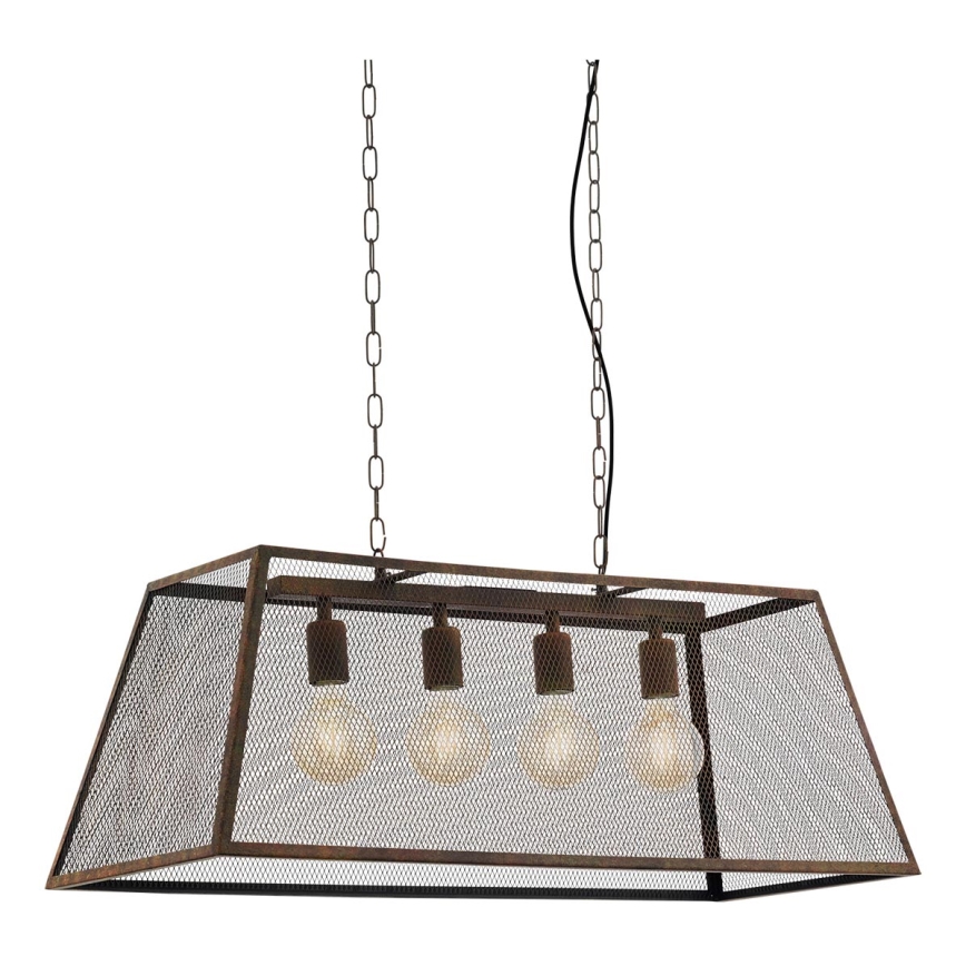 Eglo 49799 - Luz pendente AMESBURY 4xE27/60W