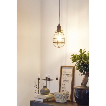Eglo - Luz pendente 1xE27/60W