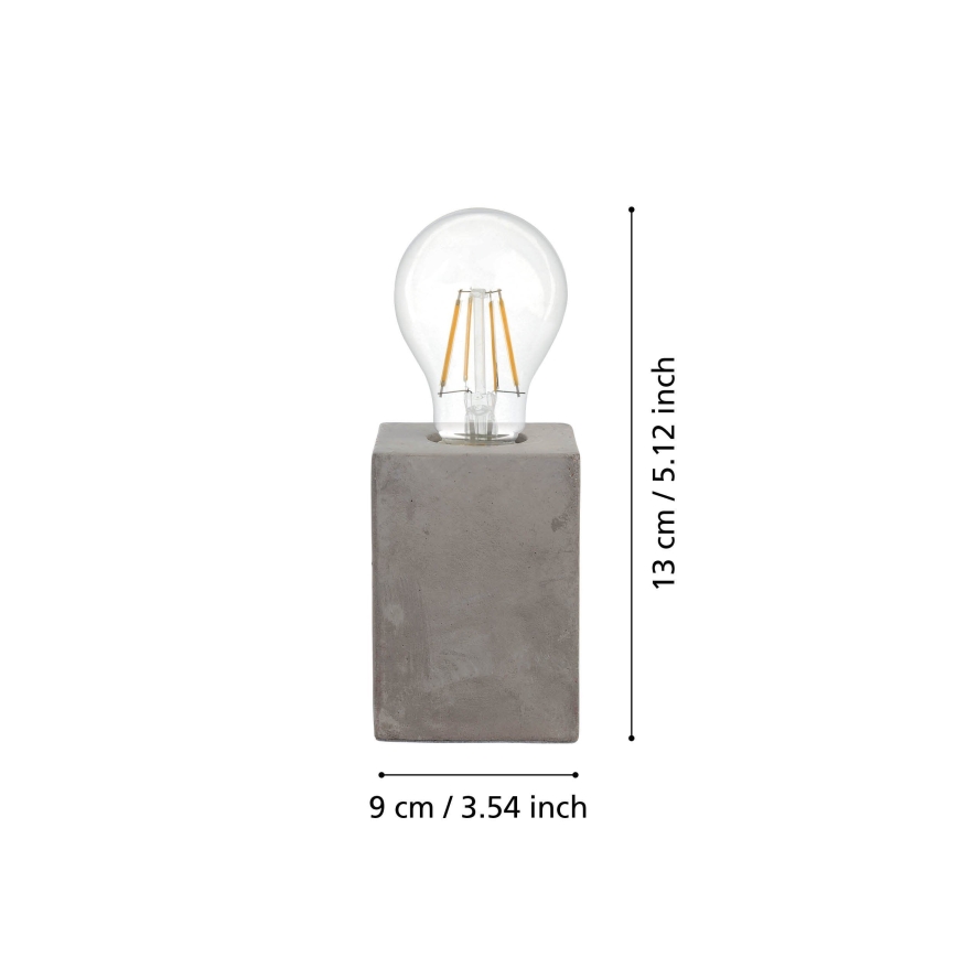 Eglo - Lâmpada de mesa 1xE27/60W
