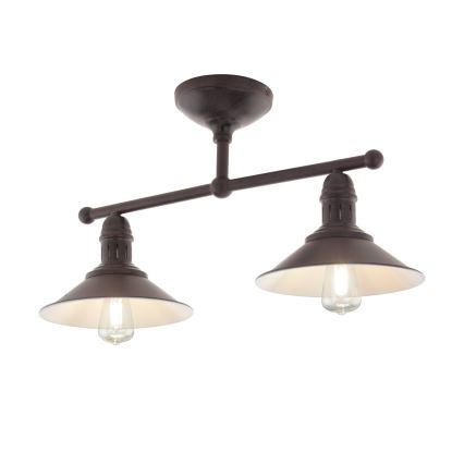Eglo 49824 - Candelabro pendente STOCKBURY 2xE27/60W