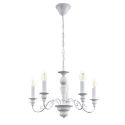 Eglo - Candelabro 5xE14/40W/230V