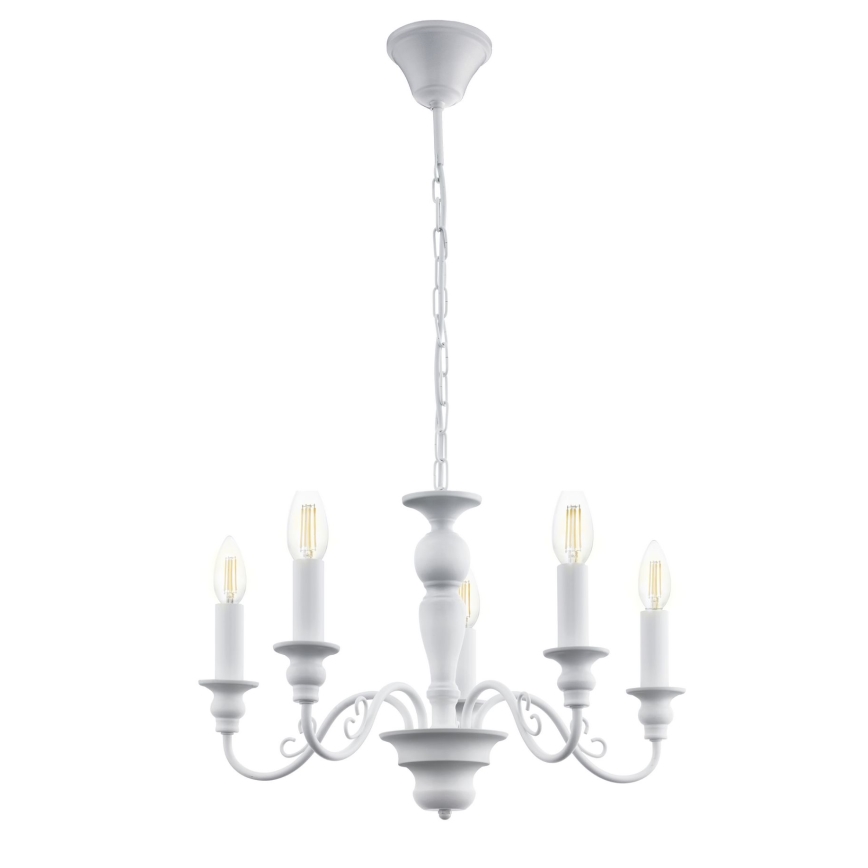 Eglo - Candelabro 5xE14/40W/230V