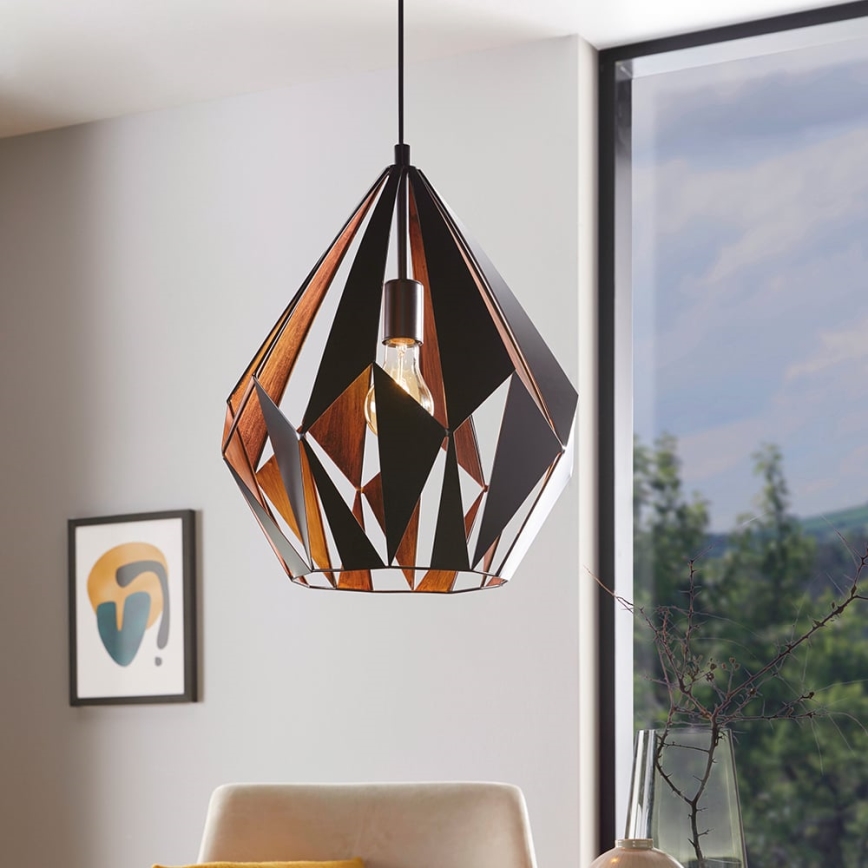 Eglo - Luz pendente 1xE27/60W/230V