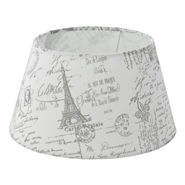 Eglo 49964 - Abajur em tecido para candeeiro de pé VINTAGE E14/E27 diâmetro 25 cm