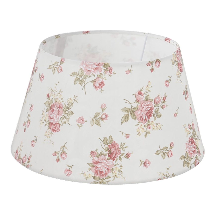 Eglo 49977 - Tonalidade têxtil VINTAGE E14/E27 rosa diâmetro 25 cm