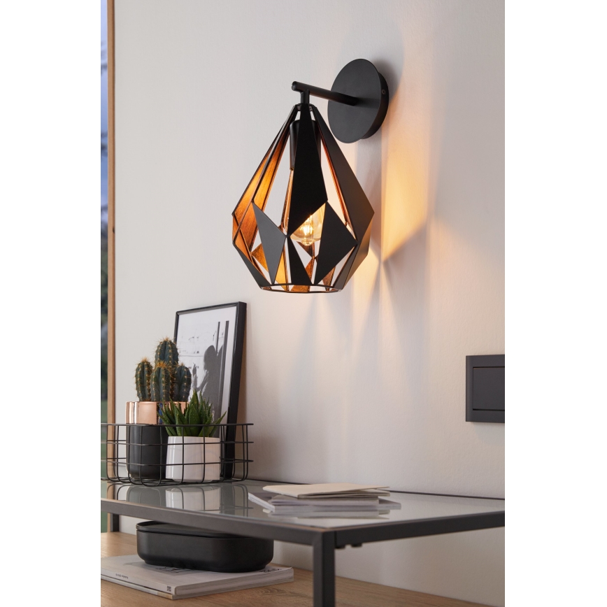 Eglo - Luz de parede 1xE27/60W/230V