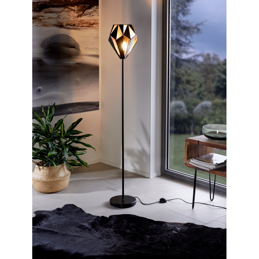 Eglo - Luminária de piso 1xE27/60W/230V