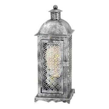 Eglo 54617 - Candeeiro de mesa LED 1xE27/4W/230V 3000K prateado