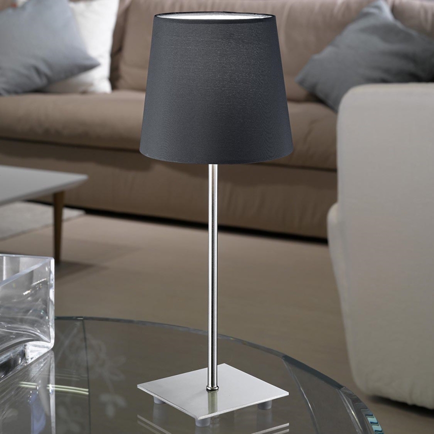Eglo 54906 - Candeeiro de mesa LED 1xE14/6W/230V cinzento/cromado mate