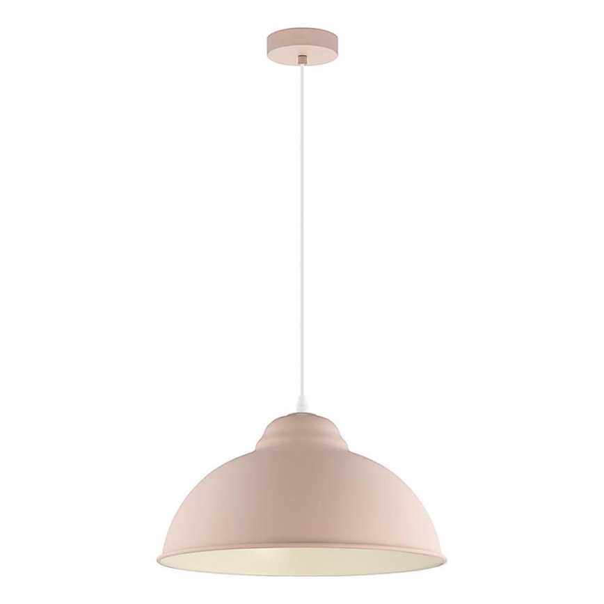 Eglo 54964 - Candeeiro suspenso TRURO-P 1xE27/60W/230V rosa
