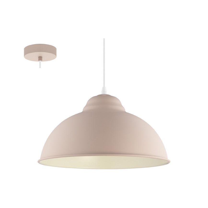 Eglo 54964 - Candeeiro suspenso TRURO-P 1xE27/60W/230V rosa