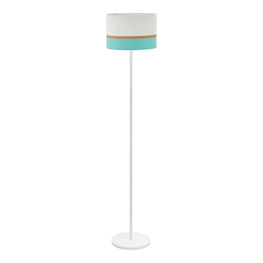 Eglo 55083 - Candeeiro de chão LED 1xE27/10W/230V 3000K branco/turquesa