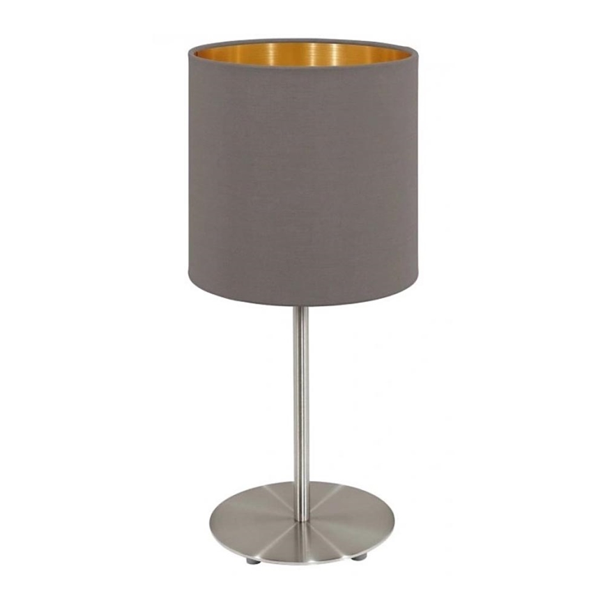 Eglo 55214 - Candeeiro de mesa PASTERI 1xE14/40W/230V castanho/cobre