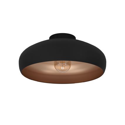 Eglo 55248 - Iluminação de teto MOGANO 1xE27/60W/230V preto