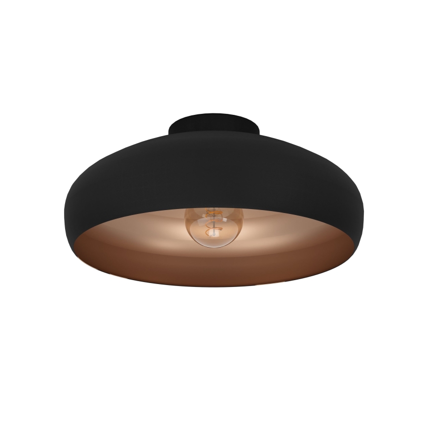 Eglo 55248 - Iluminação de teto MOGANO 1xE27/60W/230V preto