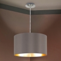 Eglo 55269 - Candeeiro suspenso MASERLO 1xE27/60W/230V castanho