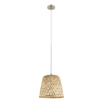 Eglo 55696 - Lustre suspenso com cabo KIRKCOLM 1xE27/60W/230V bege