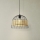 Eglo 55709 - Candeeiro suspenso ANWICK 1xE27/40W/230V vime
