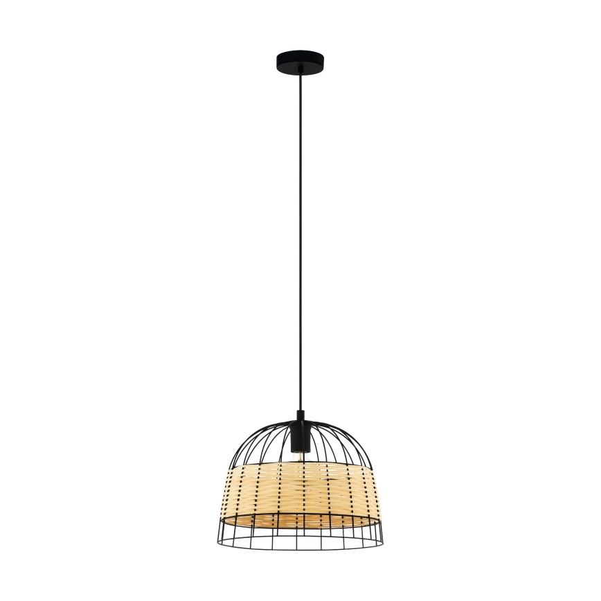 Eglo 55709 - Candeeiro suspenso ANWICK 1xE27/40W/230V vime