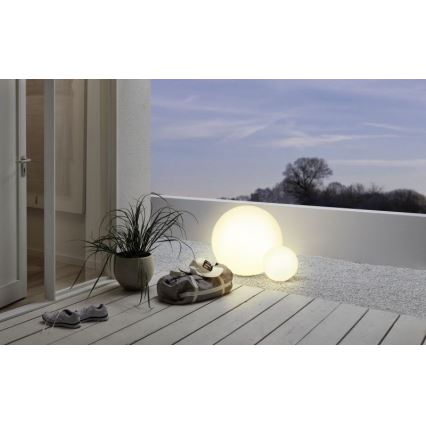 Eglo 55786 - LED RGBW Candeeiro exterior MONTEROLO-C 1xE27/9W/230V 2700-6500K IP65 diâmetro 30 cm + comando