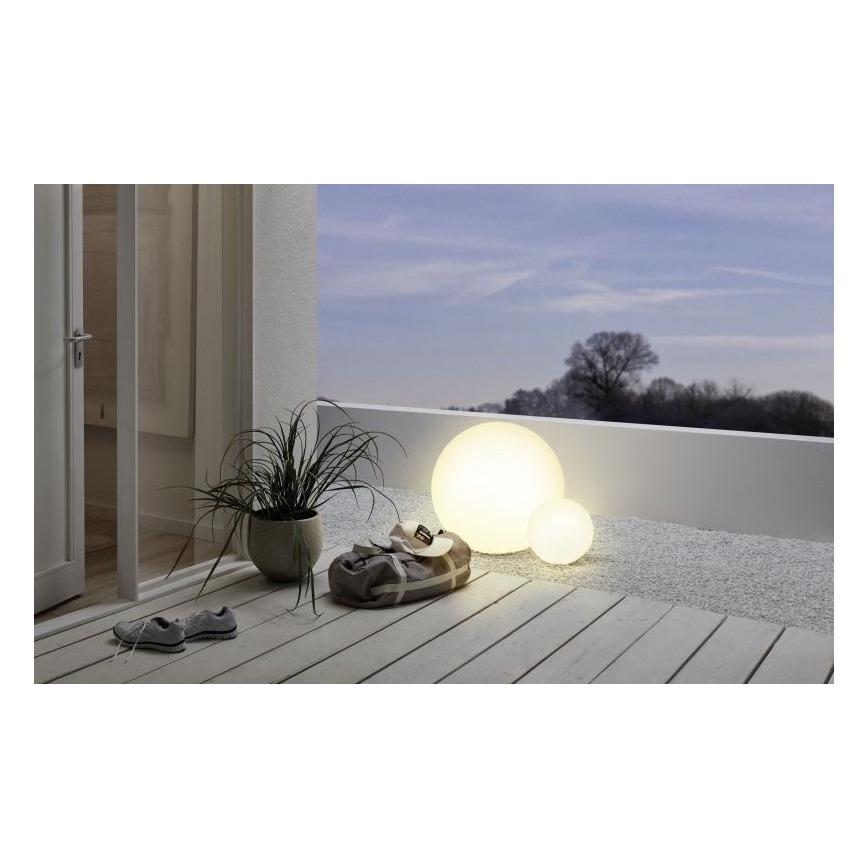 Eglo 55787 - LED RGBW Candeeiro exterior MONTEROLO-C 1xE27/9W/230V 2700-6500K IP65 diâmetro 39 cm + comando